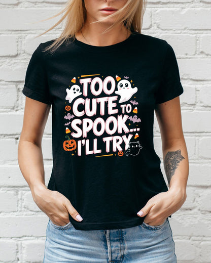 Spooky Delights Women Cotton Tshirt