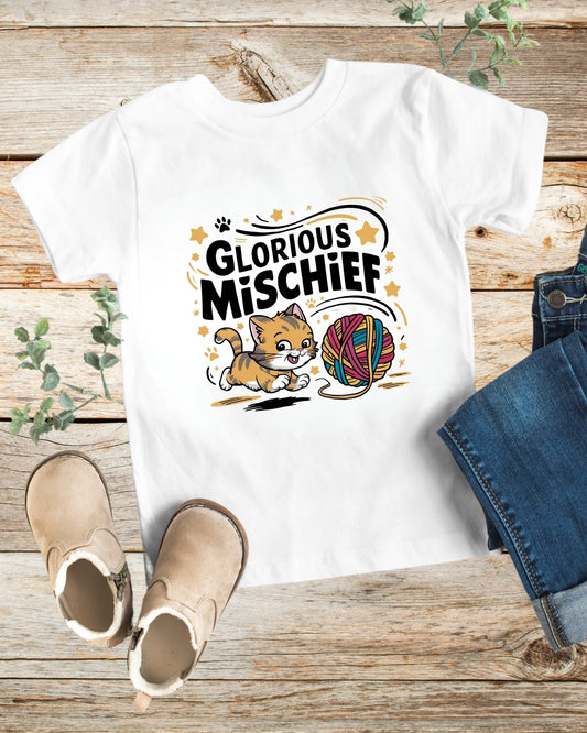 Glorious Mischief Kids Heavy Cotton T-Shirt