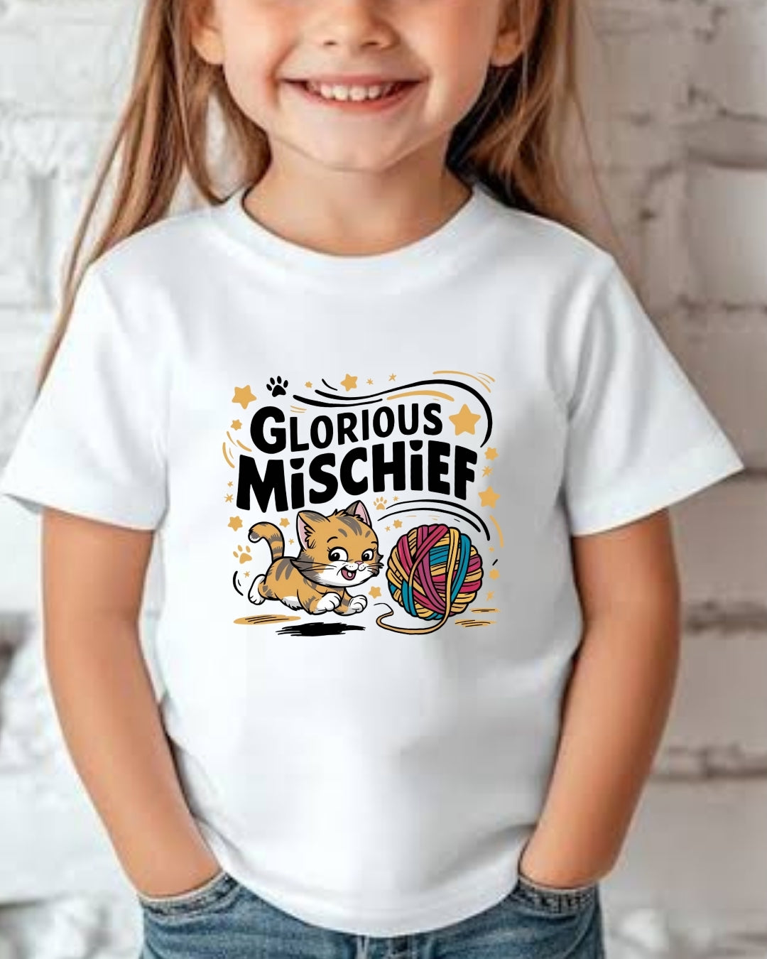 Glorious Mischief Kids Heavy Cotton T-Shirt