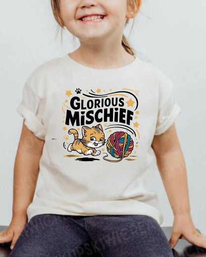 Glorious Mischief Kids Heavy Cotton T-Shirt