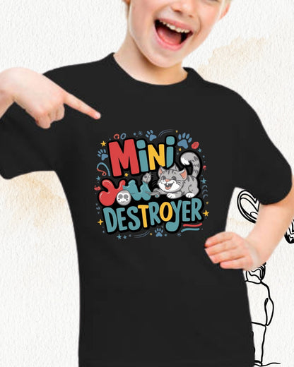 Mini Destroyer Kids Heavy Cotton T-Shirt