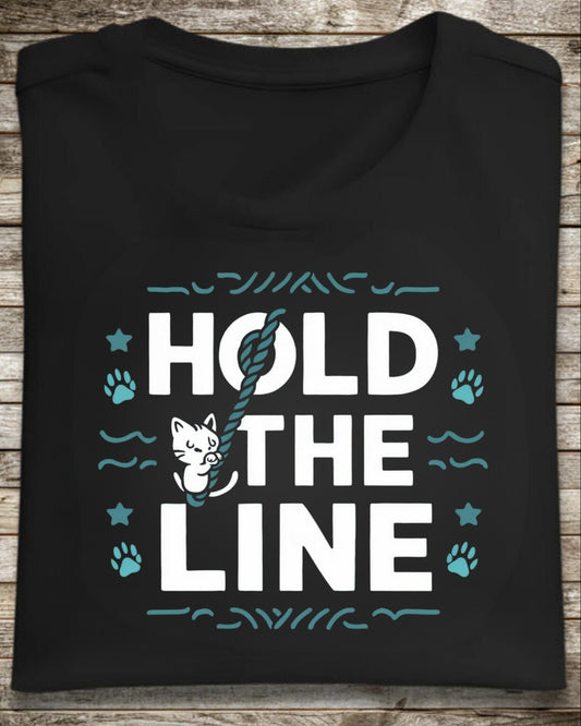 Hold The Line Unisex Cotton T-Shirt