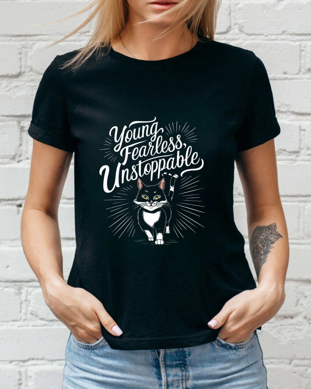 Youth Fearless Unstoppables  Cotton T-Shirt