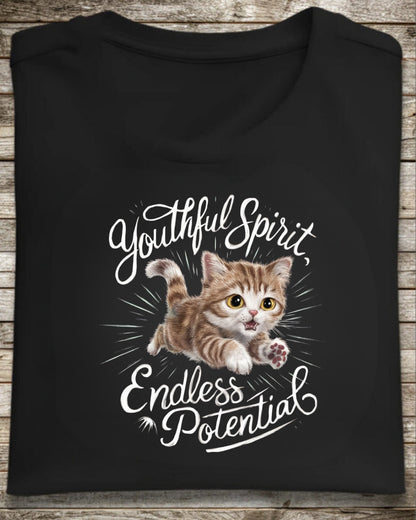 Youthful Spirit Endless Potentials Youth Cotton T-Shirts