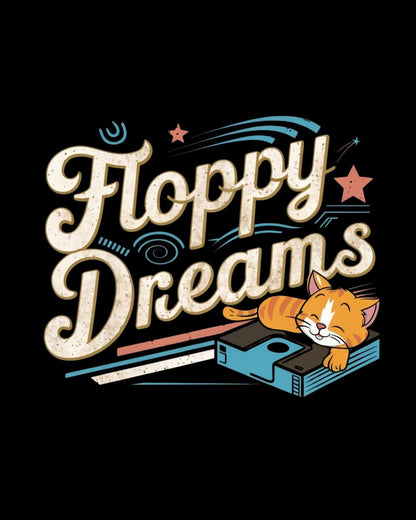 Floppy Dream Retro Cotton Tshirt