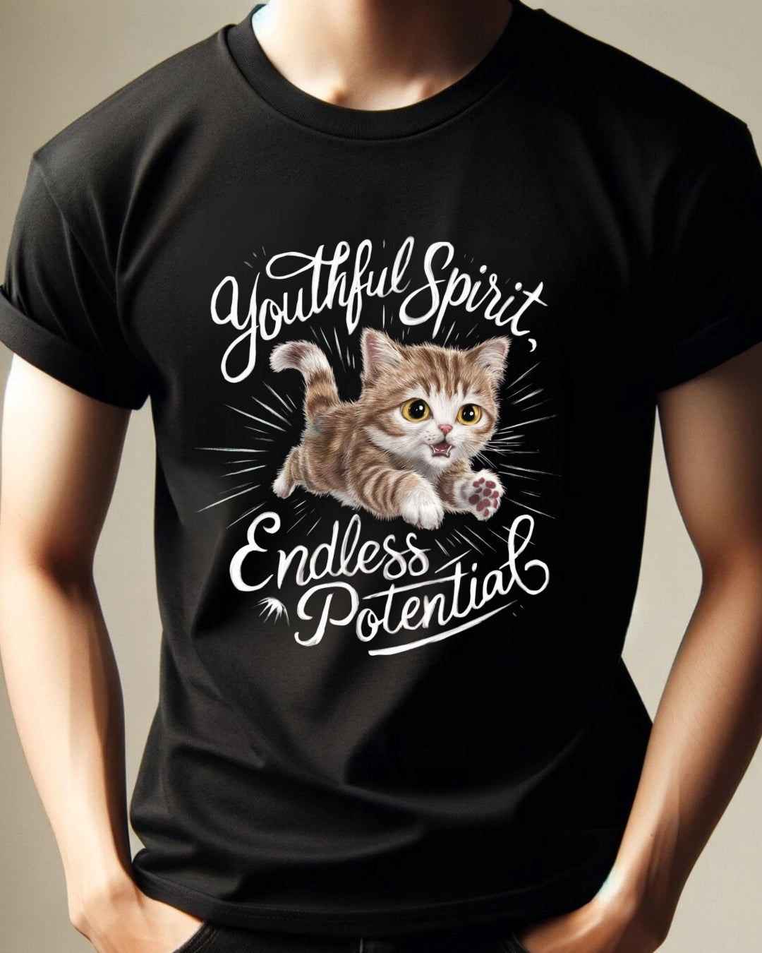 Youthful Spirit Endless Potentials Youth Cotton T-Shirts