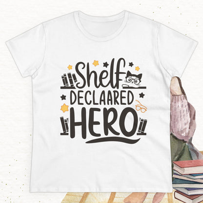 Self Declared Hero Cotton Women Tshirt