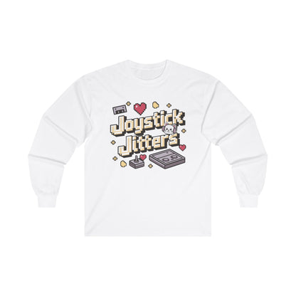 Joystick Jitters Vintage Retro Video Games Cotton Long Sleeve Tshirt