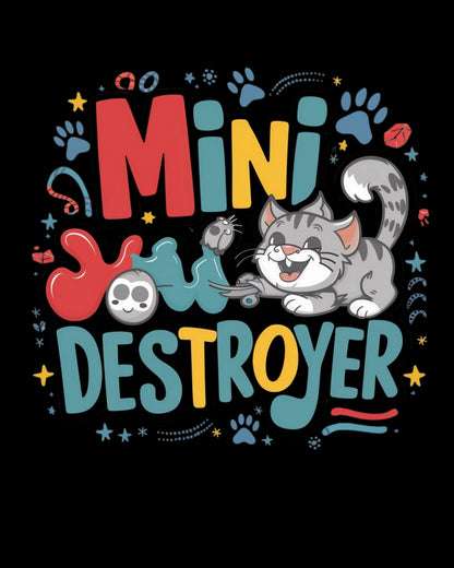 Mini Destroyer Kids Heavy Cotton T-Shirt