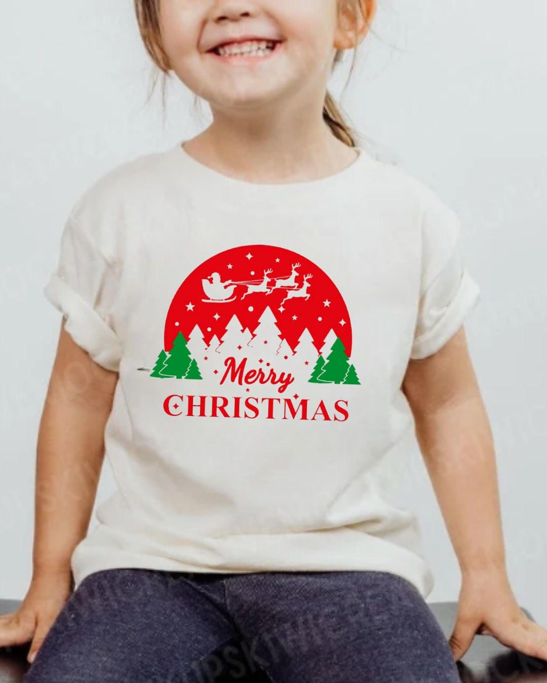 Christmas Joy kid Heavy Cotton Tshirt