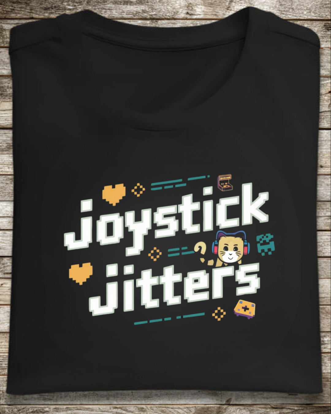 Joystick Jitters Retro Cotton Tshirt