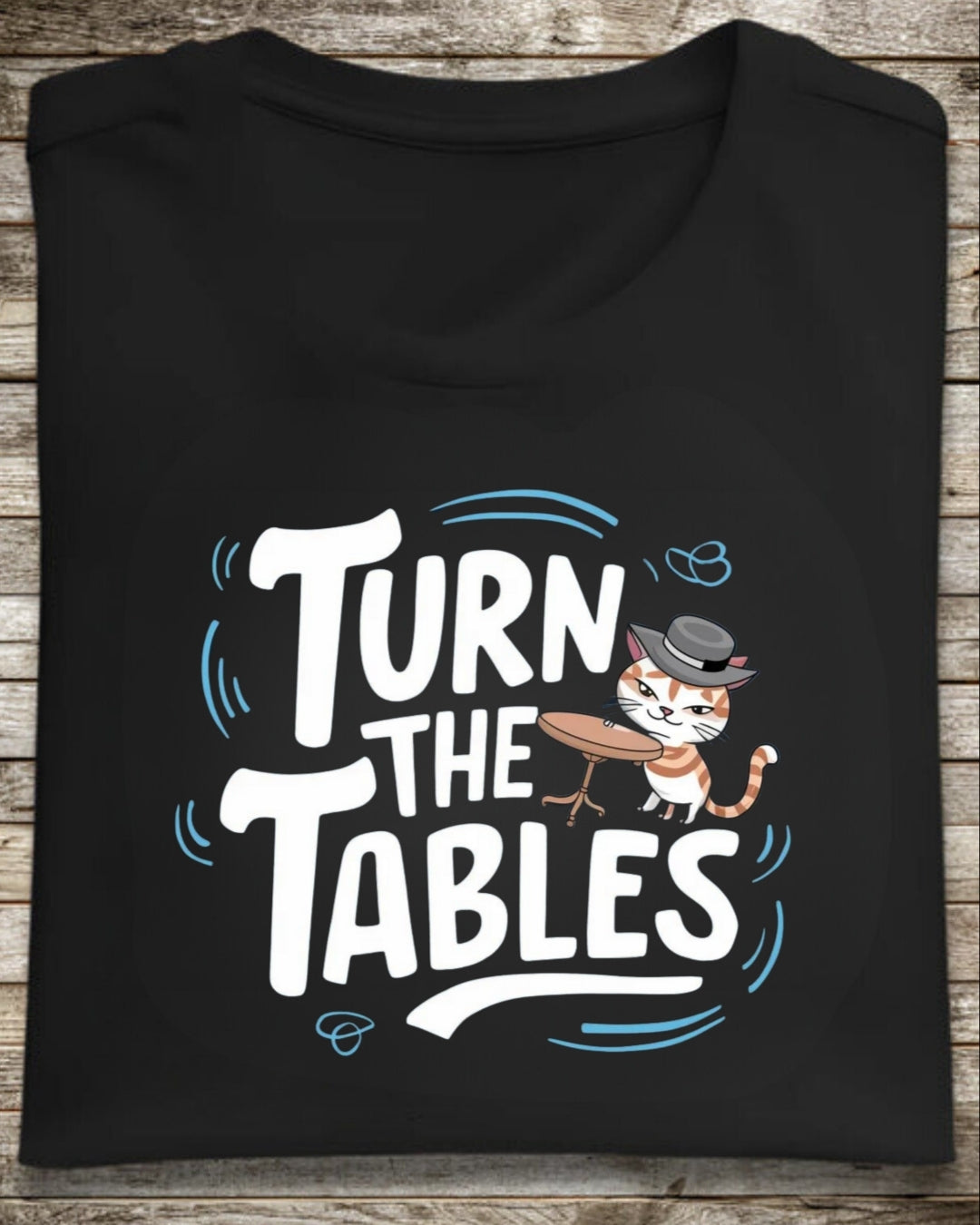 Turn  The Table Idiom Cotton T-Shirt