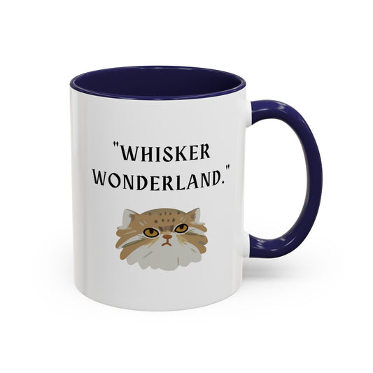 Billien Whisker Wonderland Printify 11 oz 11oz accent mug Coffee Mugs Holiday Picks Home & Living Kitchen Mugs Spring Essentials two tone White base