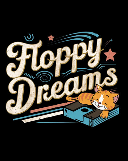 Floppy Dream Retro Cotton Tshirt