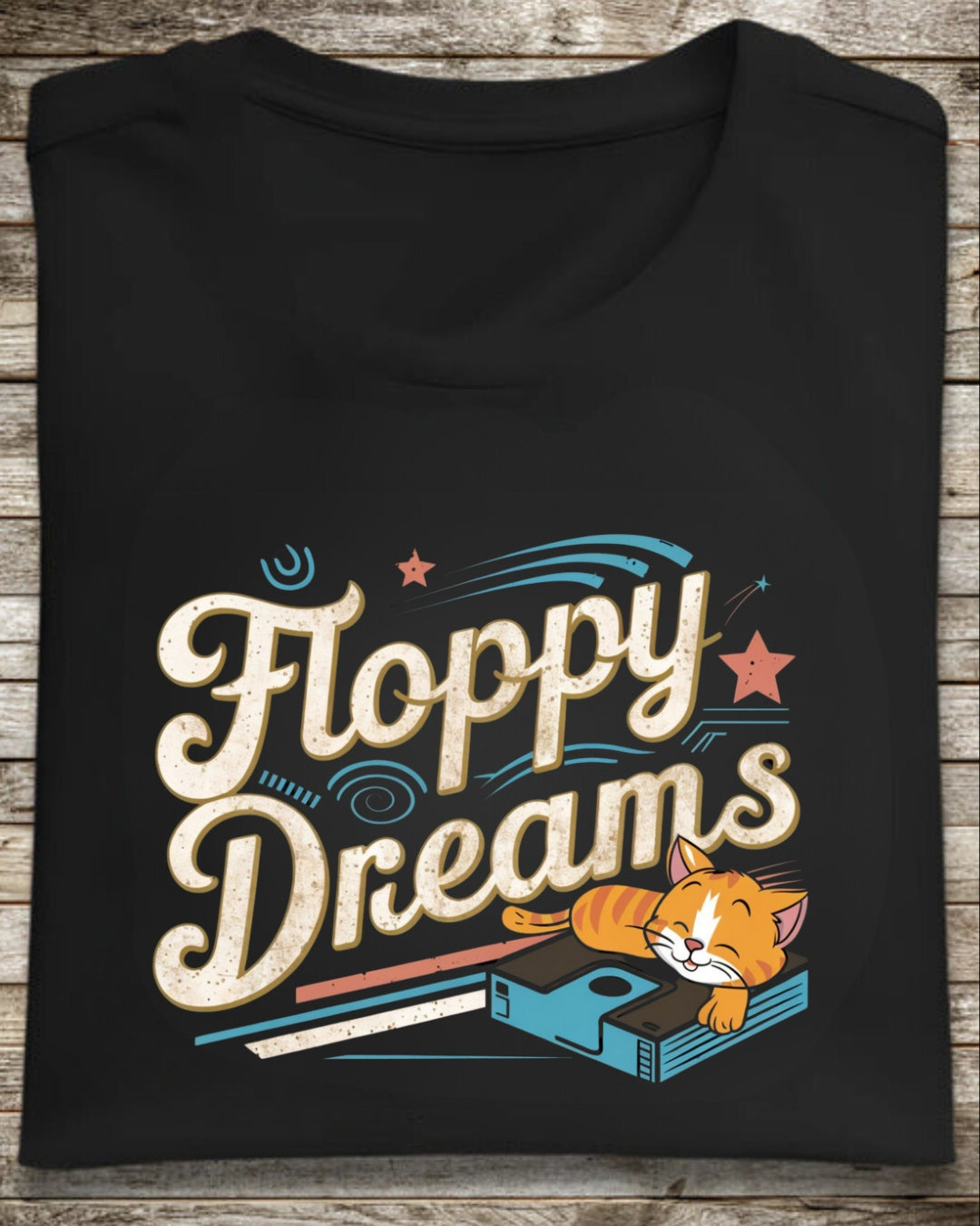 Floppy Dream Retro Cotton Tshirt