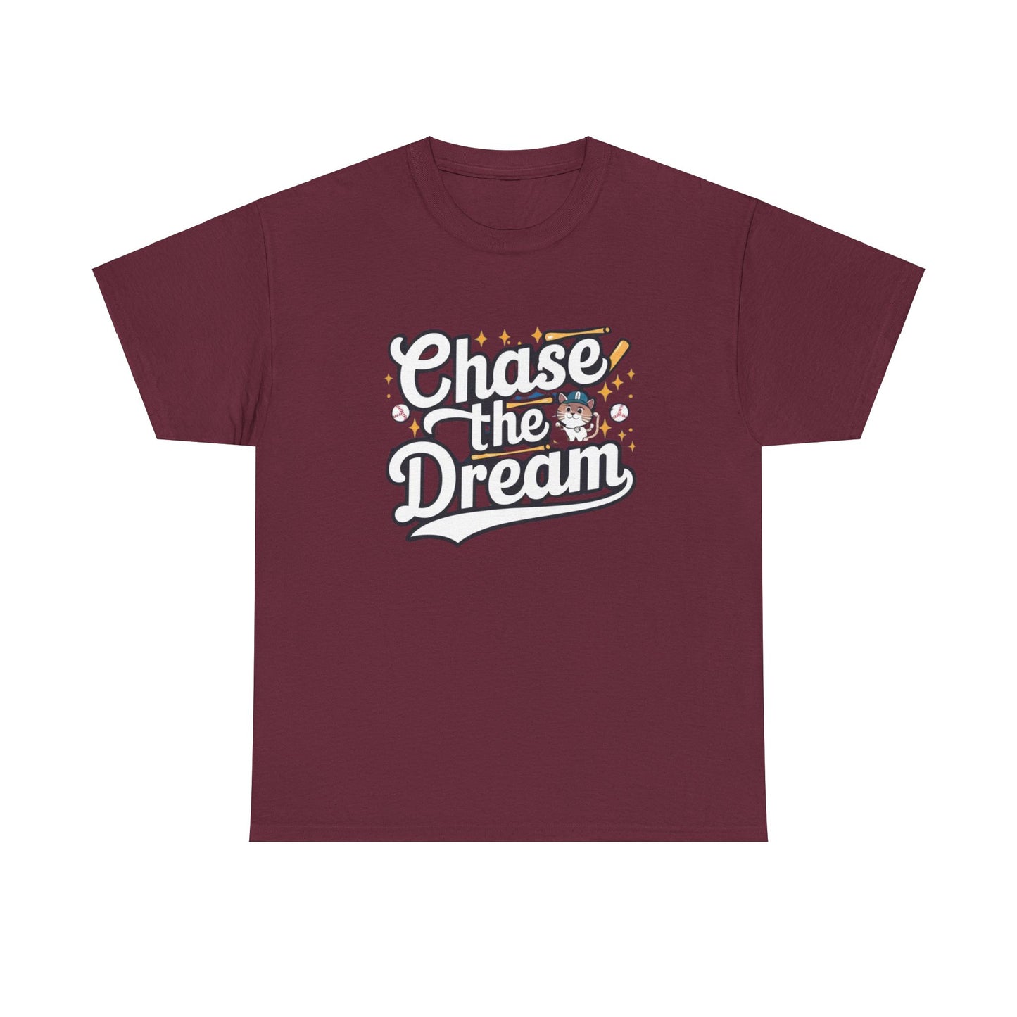 Chase The Dreams Baseball Crew Neck Tee