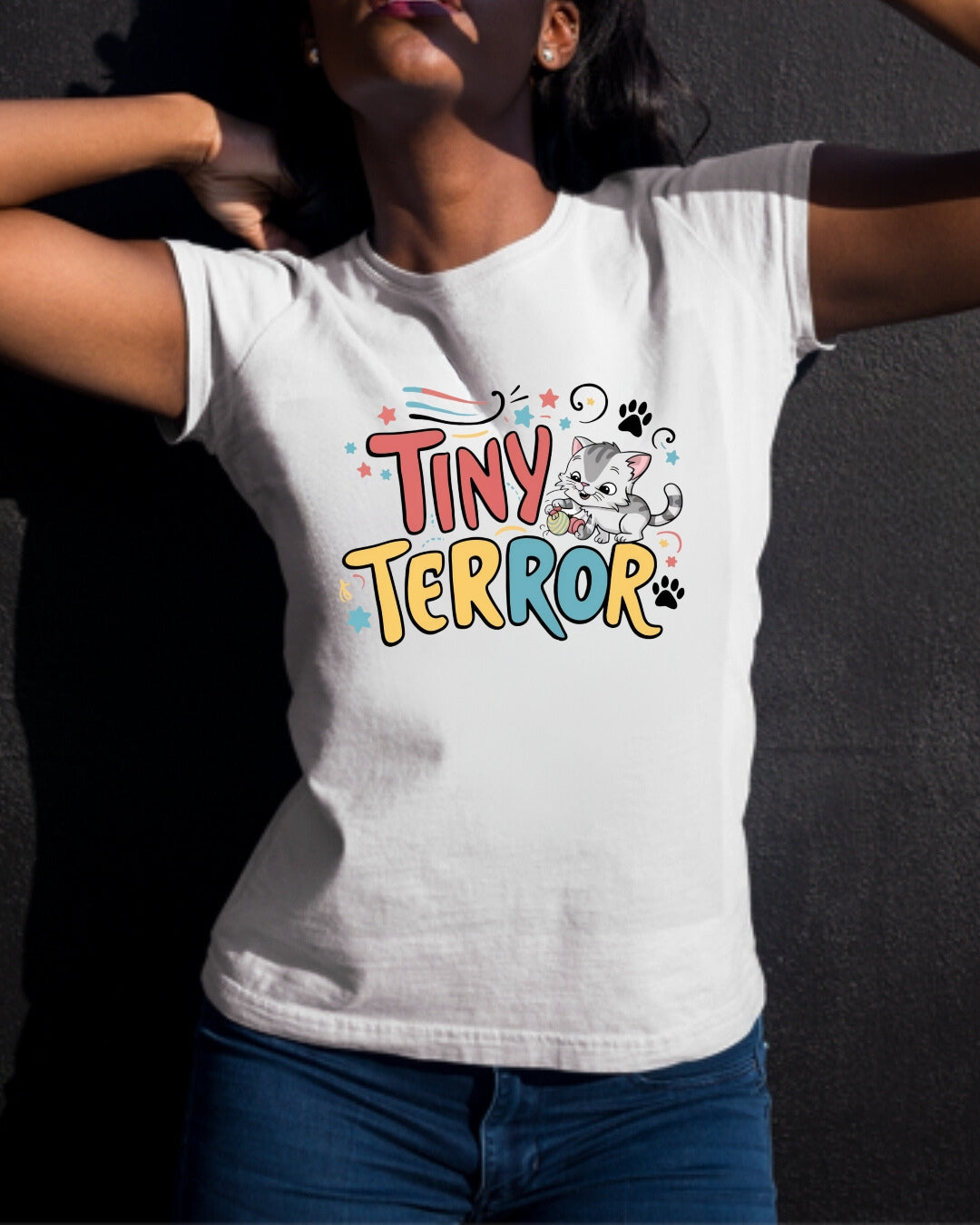 Tiny Terror Cotton T-Shirt