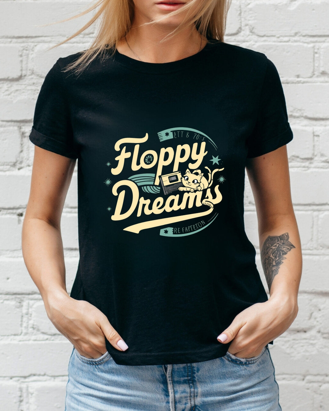 Floppy Dream Retro Cotton Tshirts