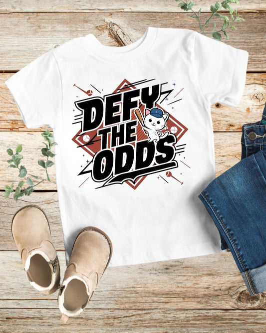 Defy The Odds Heavy Cotton Kids T-Shirt