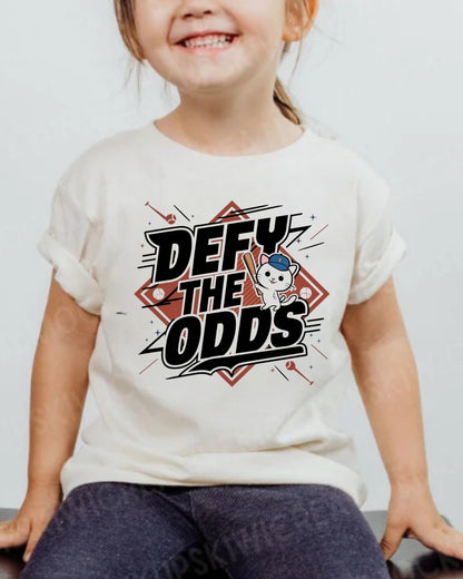 Defy The Odds Heavy Cotton Kids T-Shirt