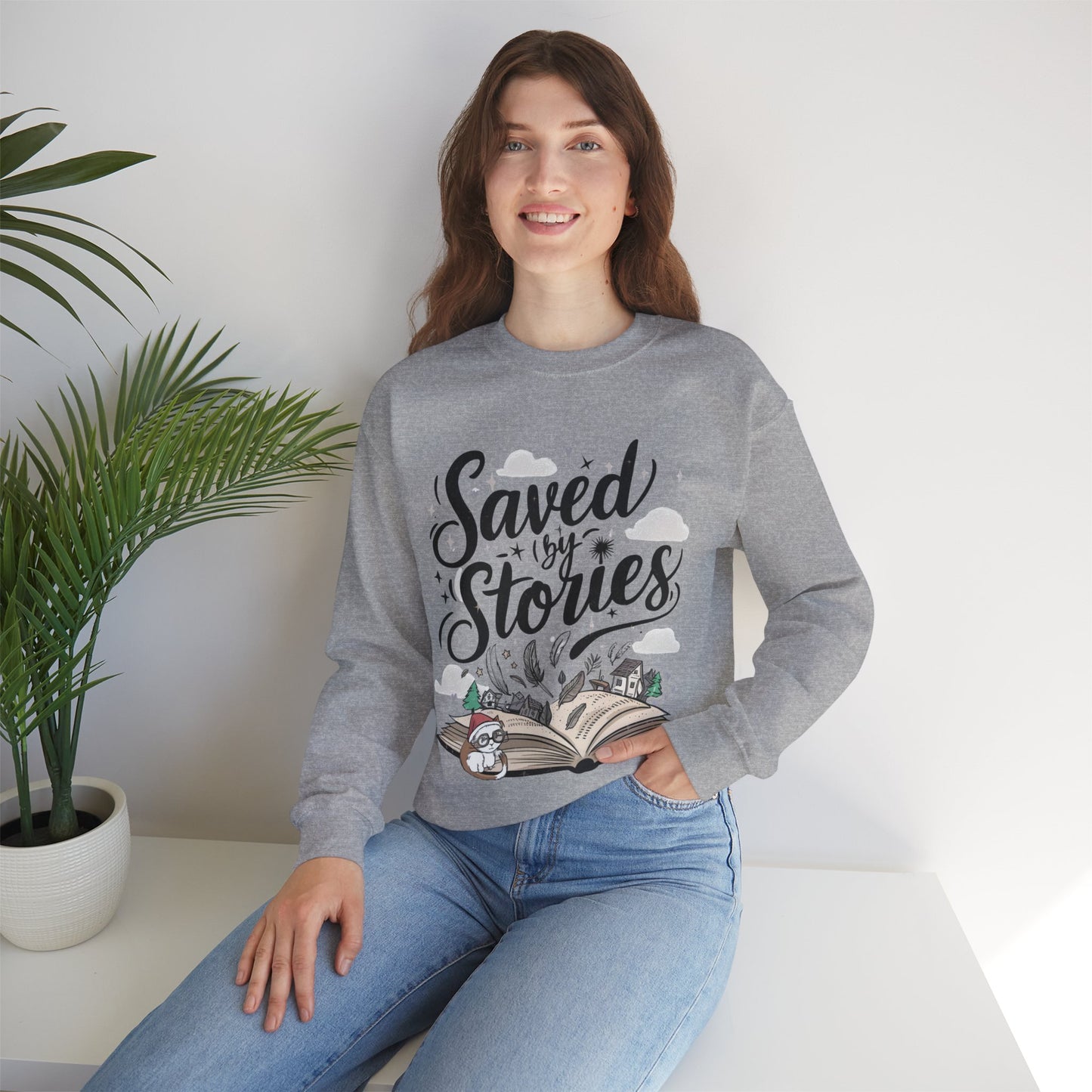 Enchanted Stories Ultra Cotton Crewneck Sweatshirt