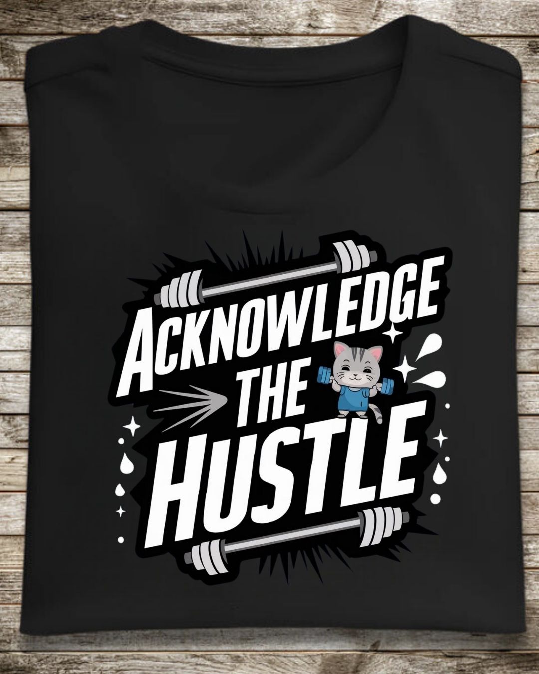 Acknowledge The Hustle Cotton Tshirt