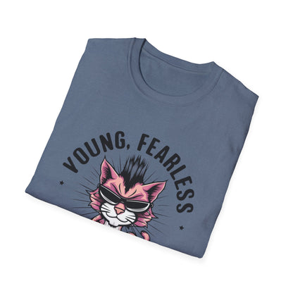 Young Fearless Unstoppable Cotton Men Tshirt