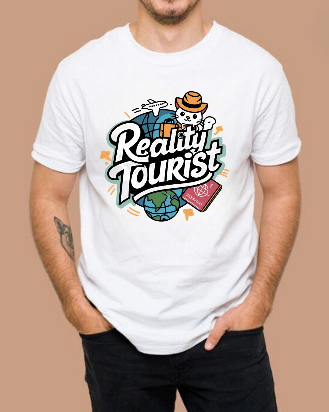 Reality Tourist Cotton T-Shirt