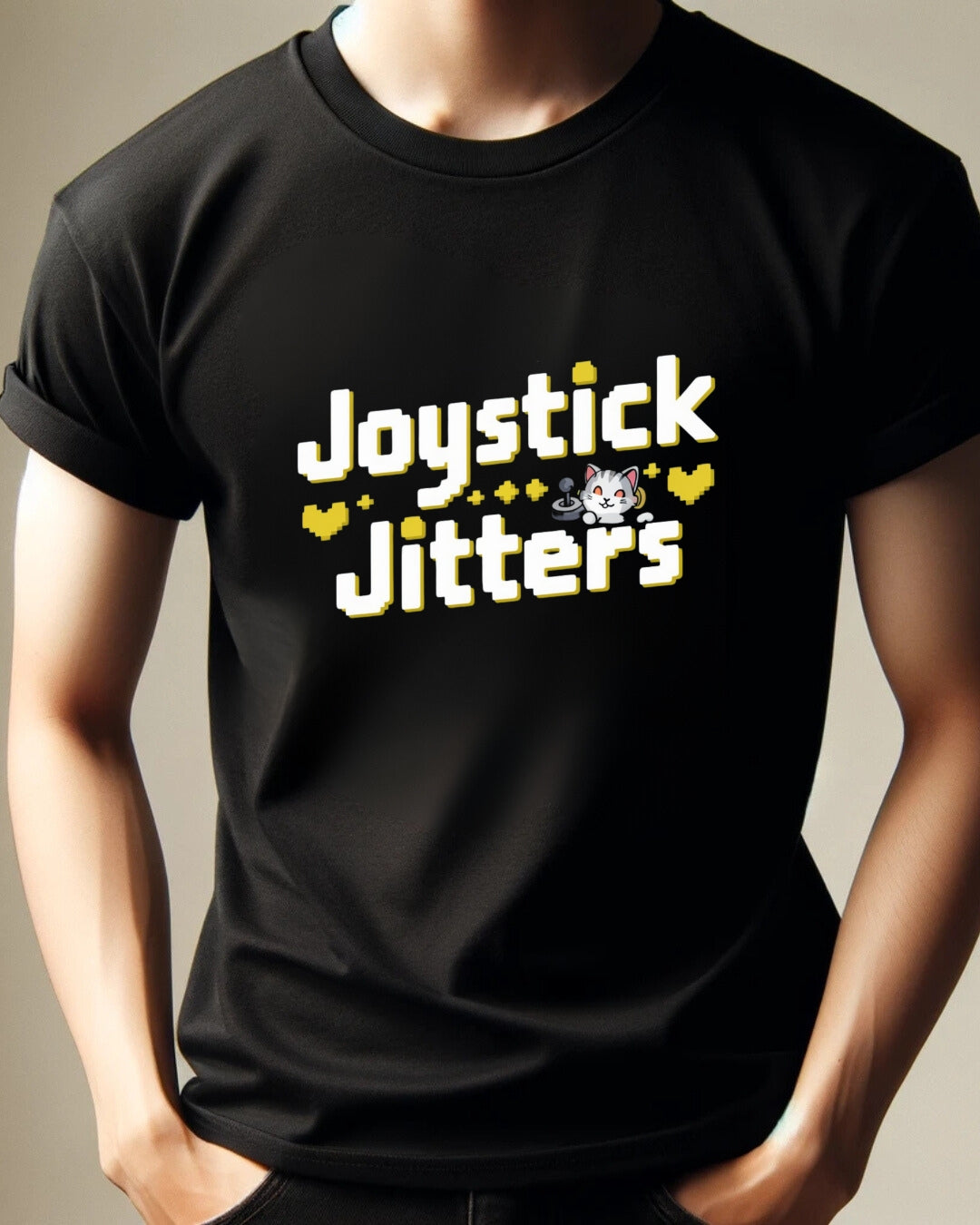 Joystick Jitters Retro Cotton Tee