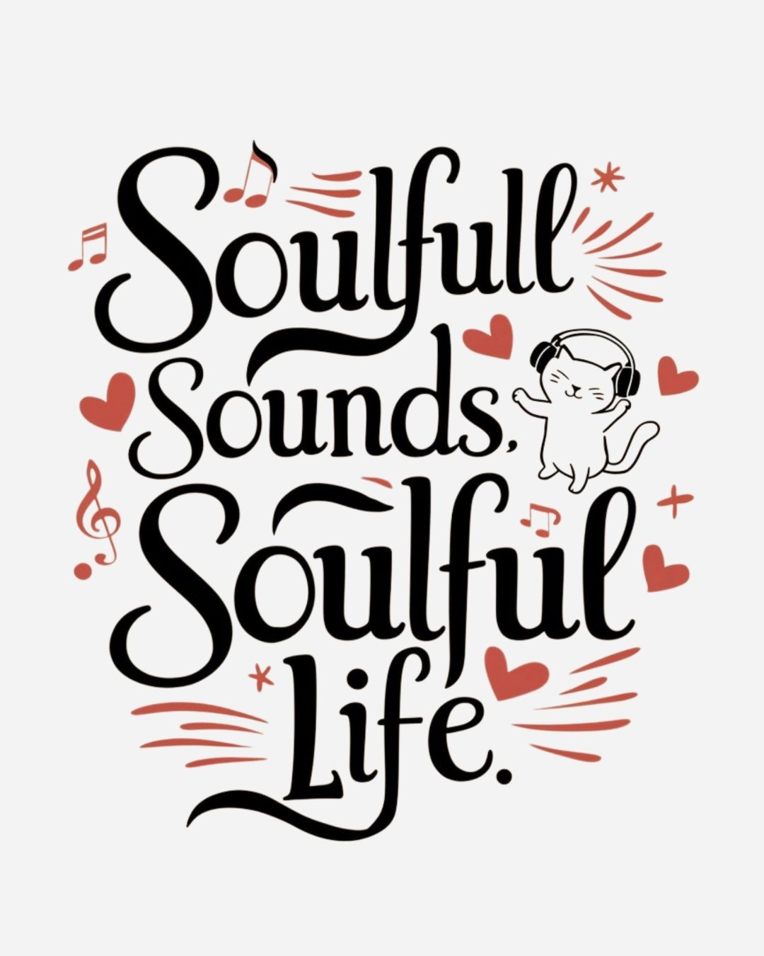 Soulful Sound Soulful Life Cotton Long Sleeve Tshirt