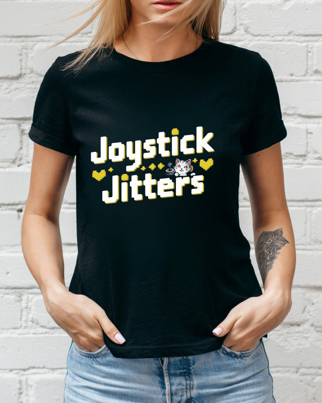 Joystick Jitters Retro Cotton Tee