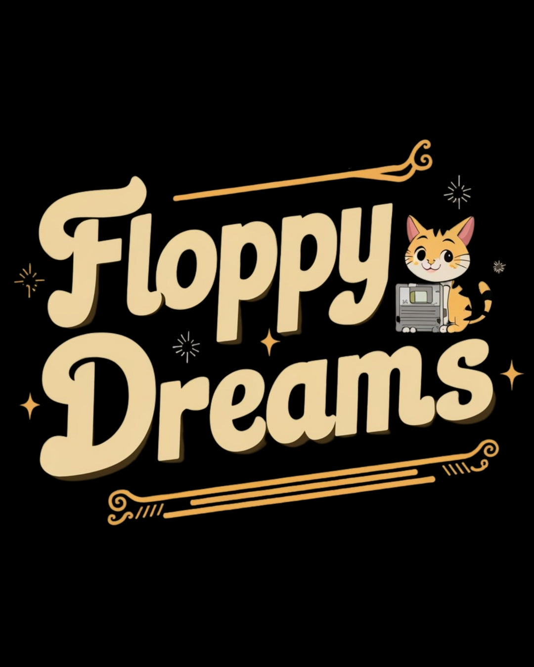 Floppy Dream Retro Cotton Tee