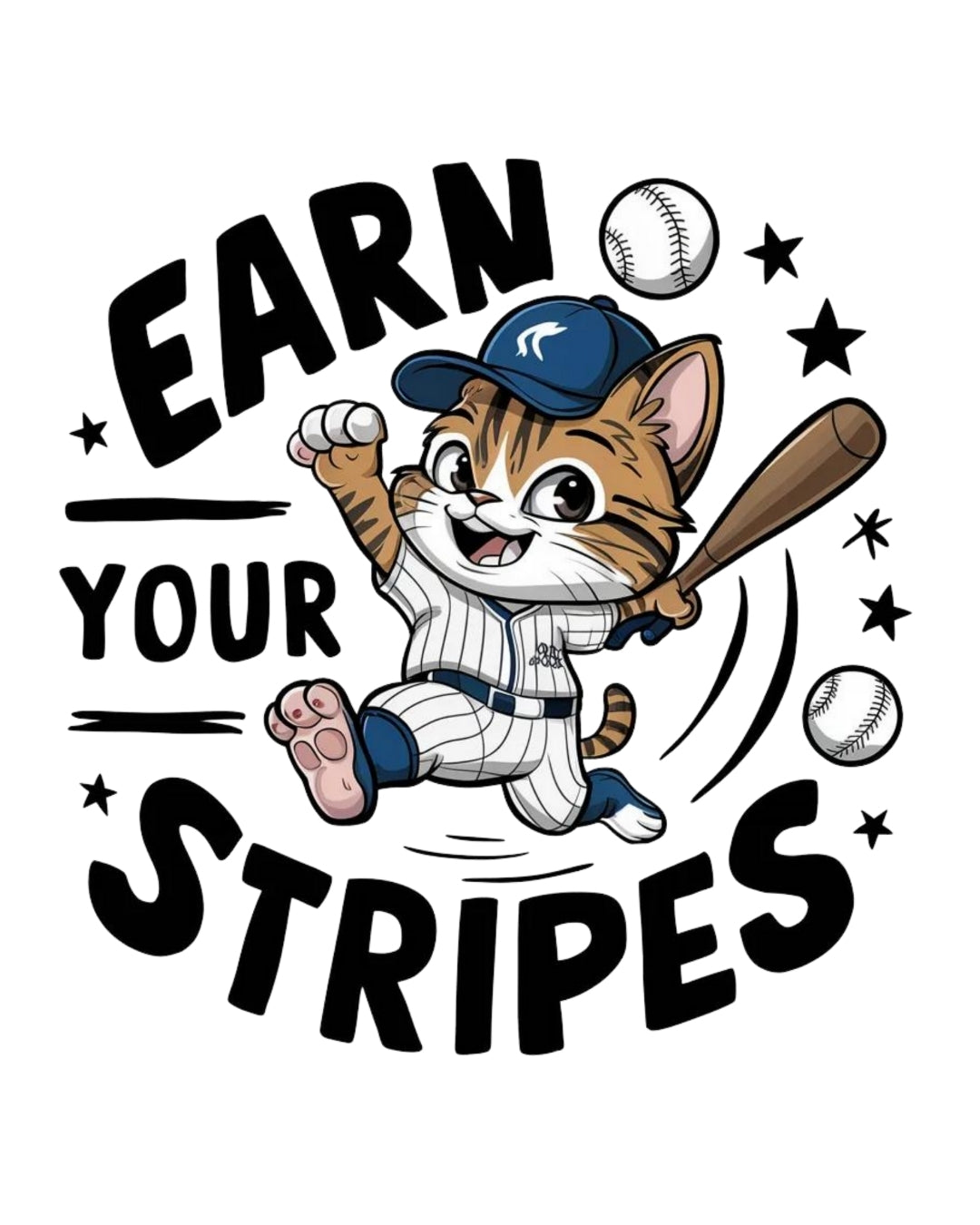 Earn Your Stripes Heavy Cotton T-Shirt