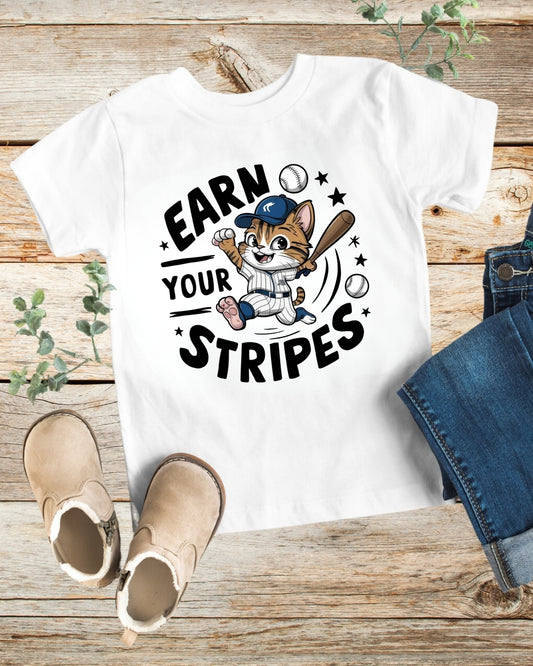 Earn Your Stripes Heavy Cotton T-Shirt