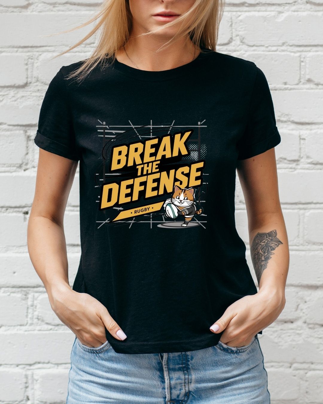 Break The Defence Cotton Tshirt