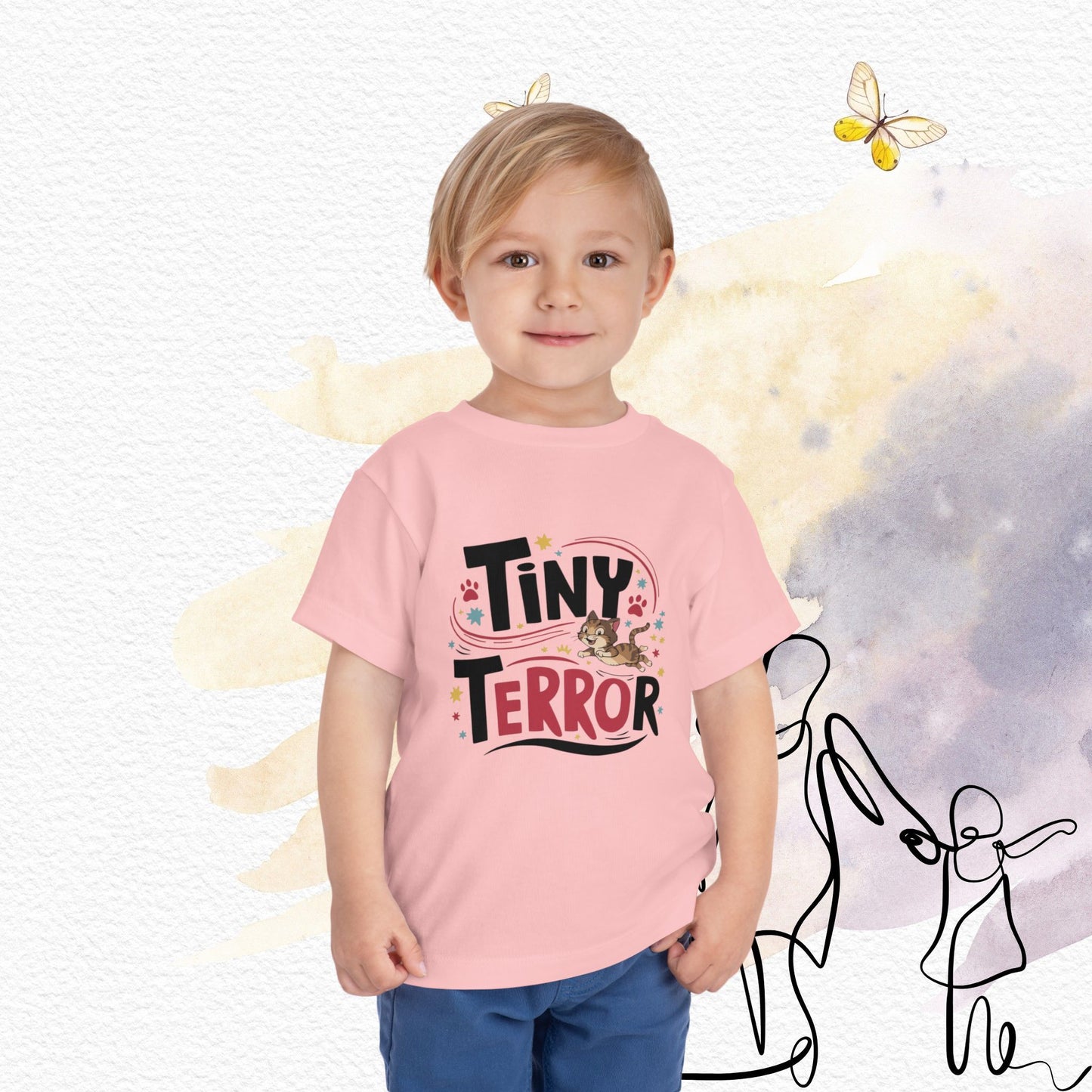 Tiny Terror Toddler Cotton Kids T-Shirts