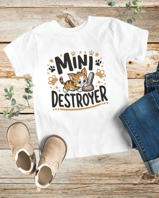 Mini Destroyer Kids Heavy Cotton  T-Shirt