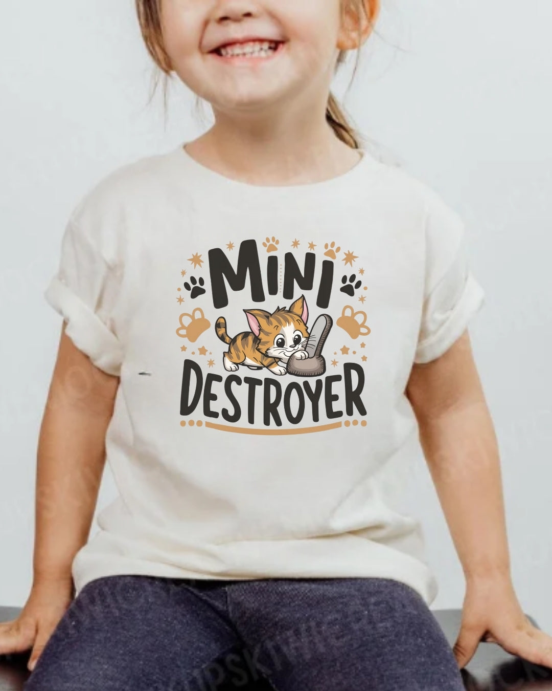 Mini Destroyer Kids Heavy Cotton  T-Shirt