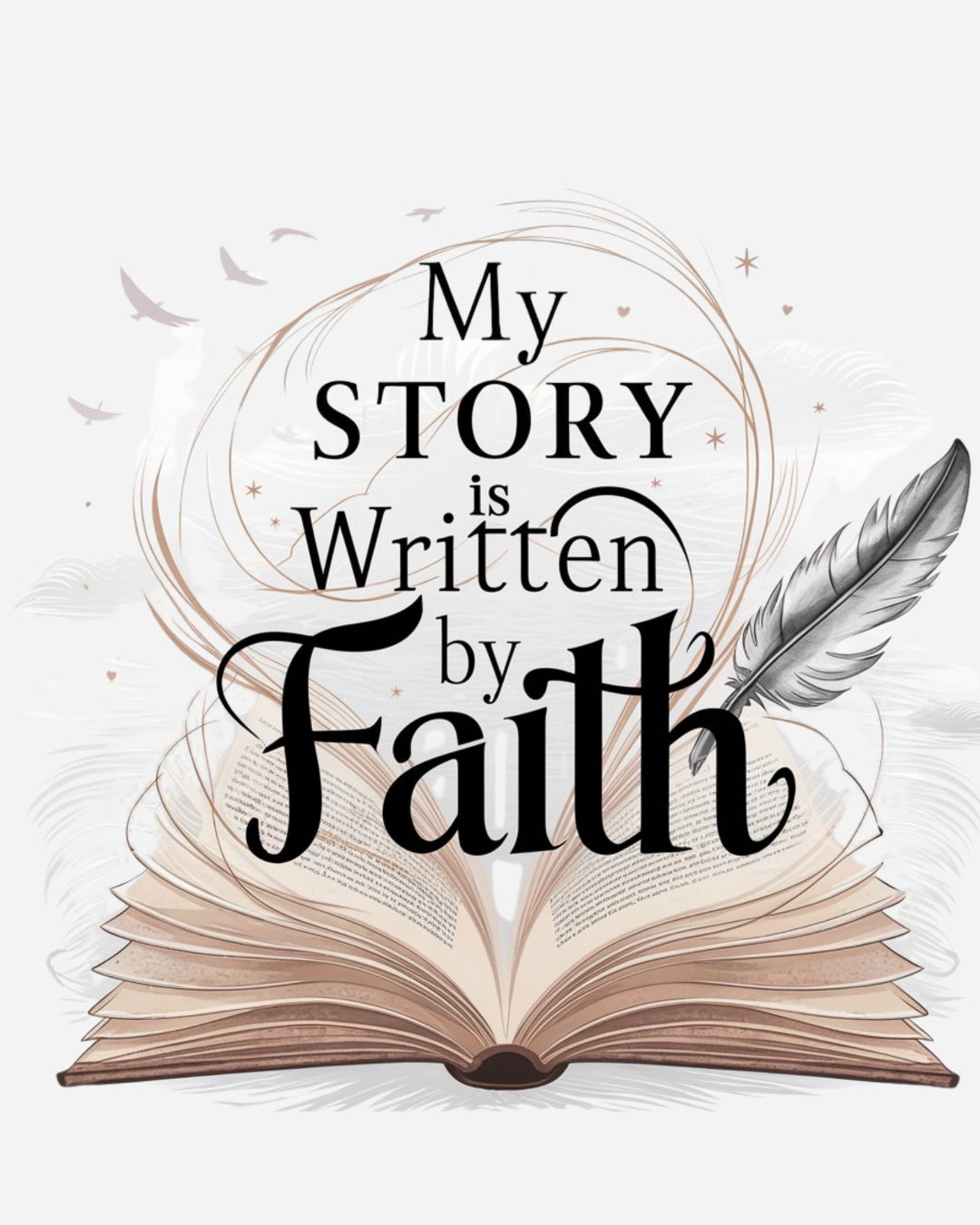 My Story Written By Faith Cotton Hoodie