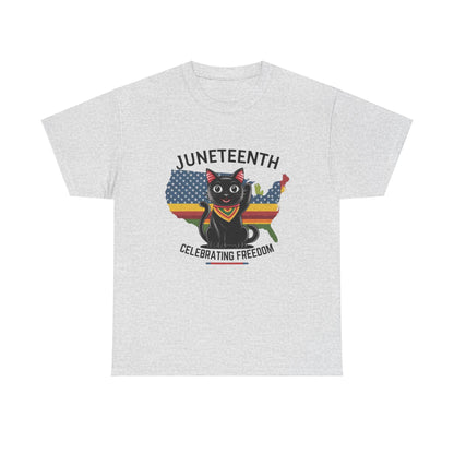 Juneteenth Celebrating Freedom Juneteenth Black History Proud Afro Cotton Tee