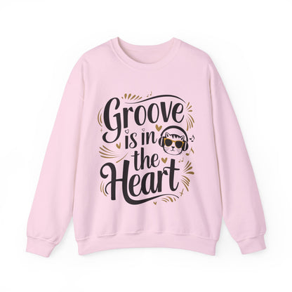 Groove In The Heart Ultra Cotton Crewneck Sweatshirt