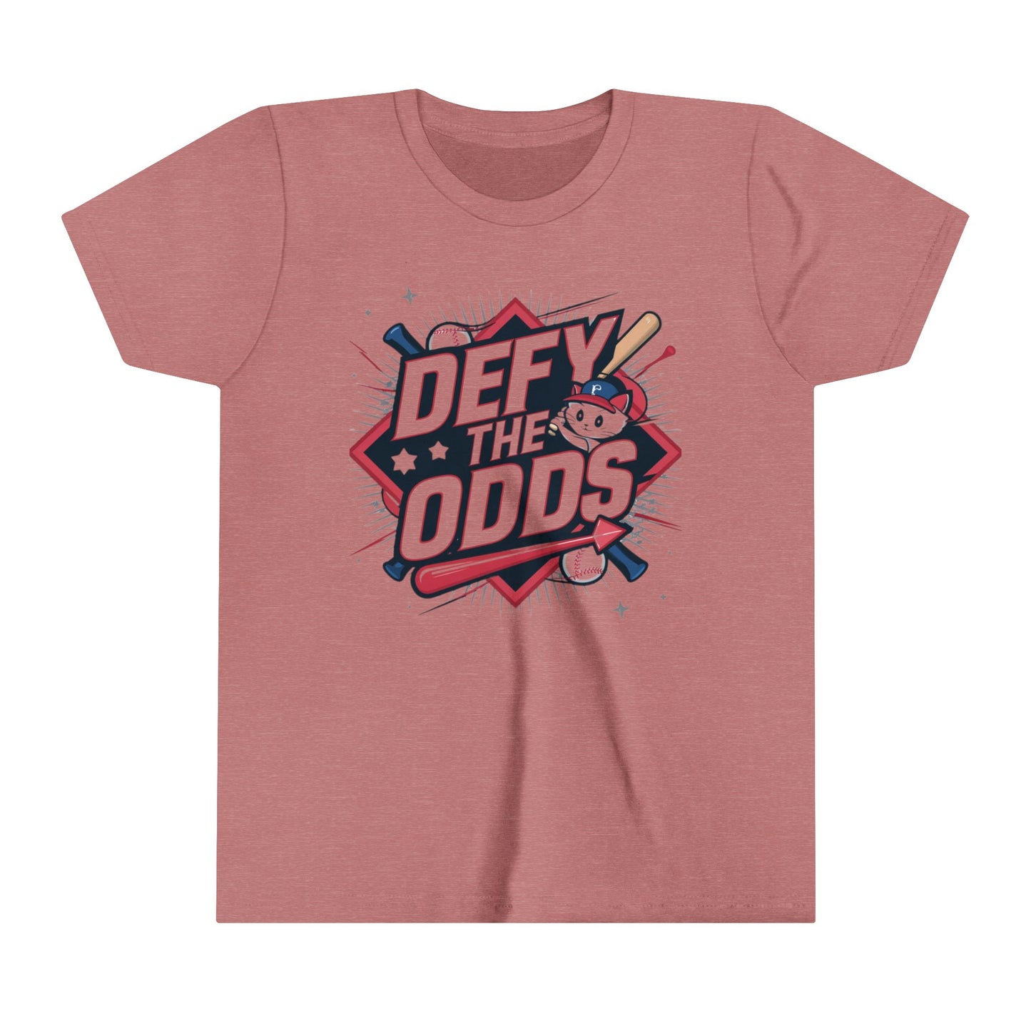 Defy The Odds Youth Heavy Cotton T-Shirt