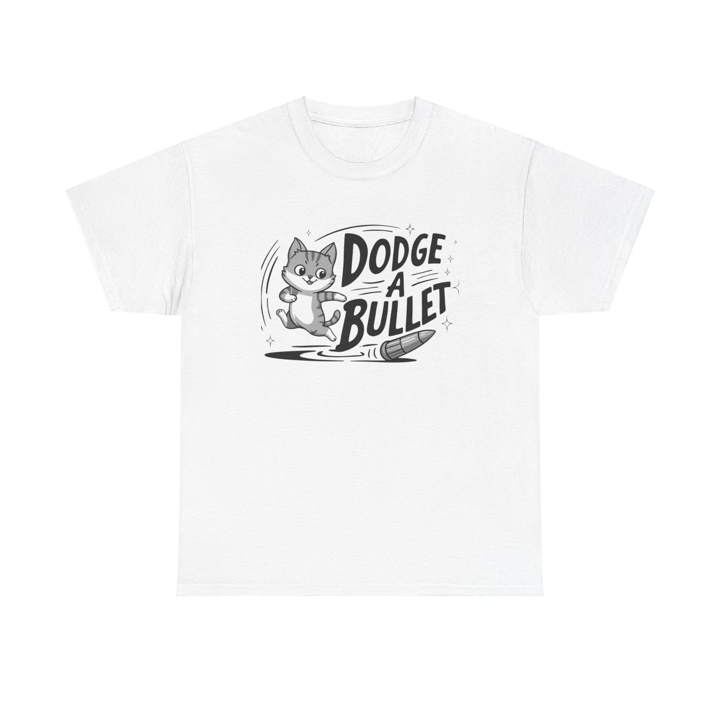 Dodge A Bullet Idiom Unisex Cotton T-Shirt