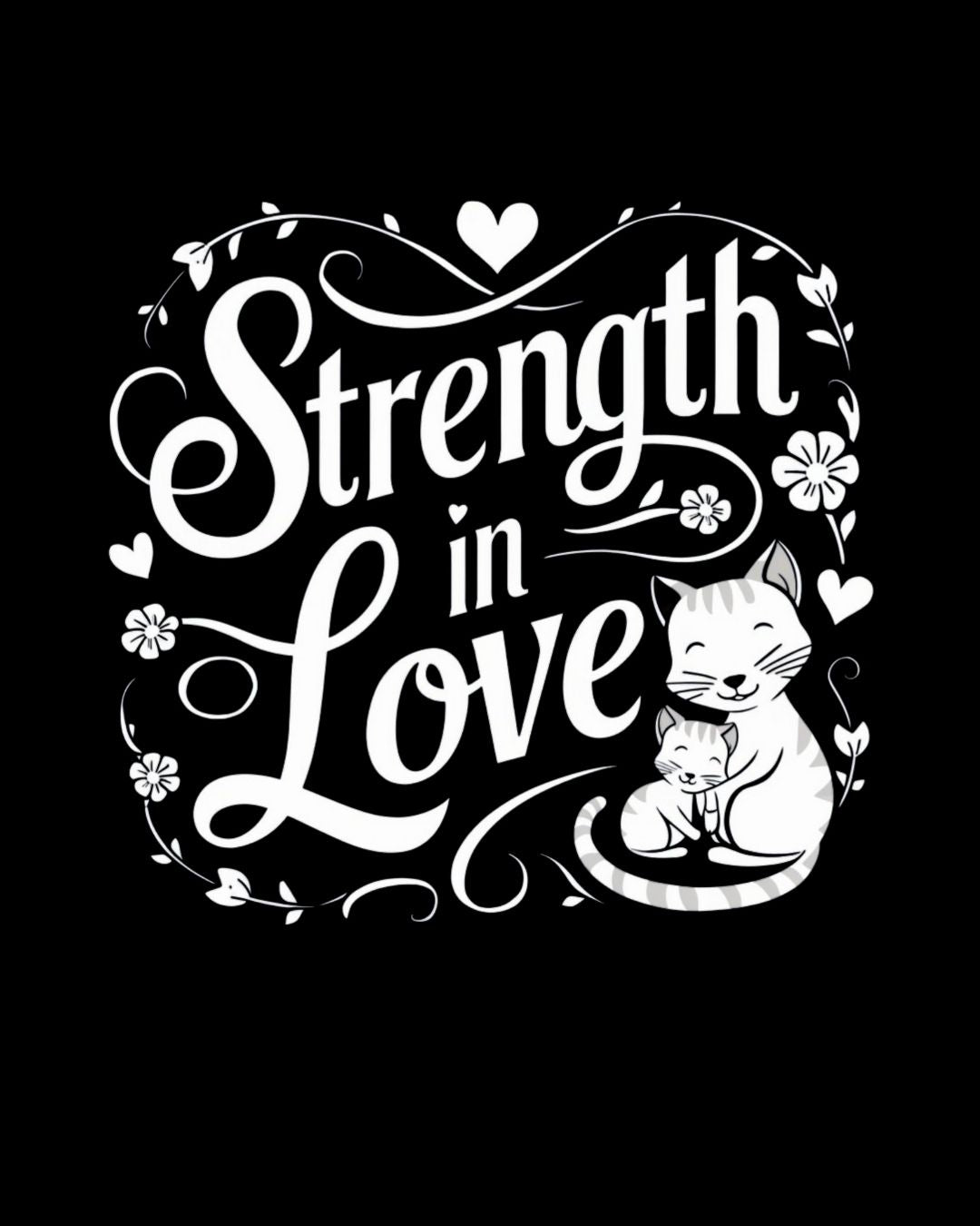 Strength In Love Cotton Tshirt