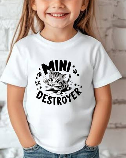 Mini Destroyer Toddler Cotton Kids T-Shirt