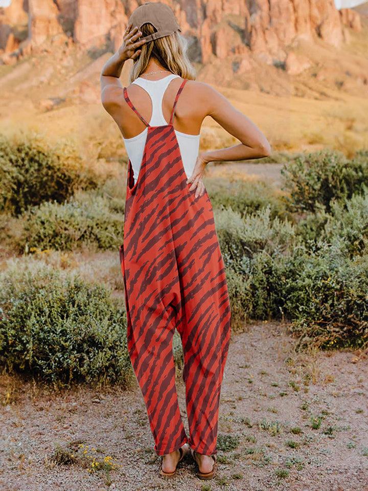 V-Neck Sleeveless Jumpsuit