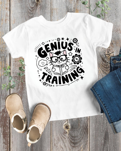 Genius In Training Toddler  Cotton Kids T-Shirt