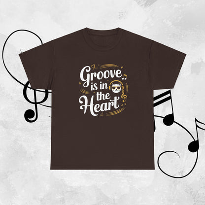 Groove In The Heart Cotton Tshirts