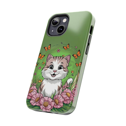 Green Mewsic Tough Case