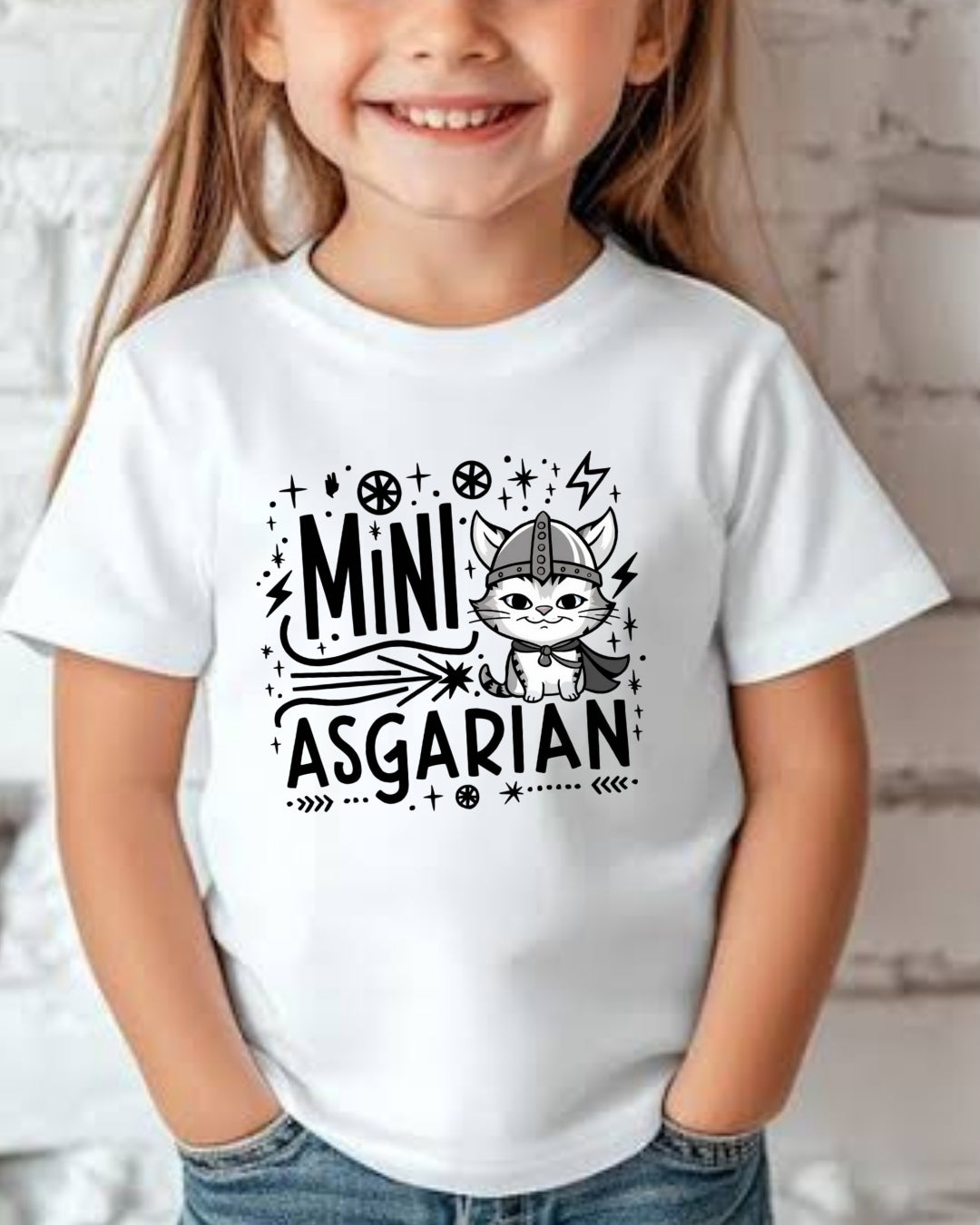 Mini Asgardian Toddler  Cotton  Kids T-Shirt